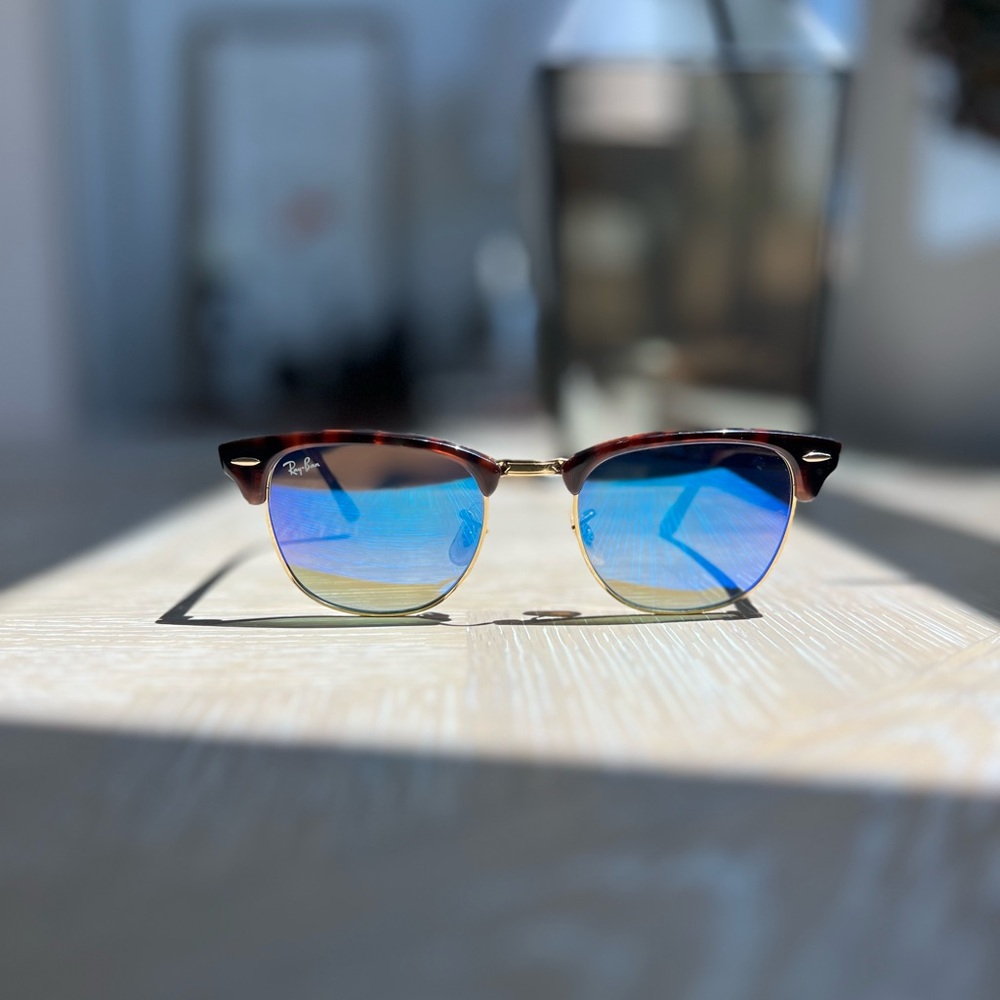 Ray-Ban Brown and Blue Sunglasses with Polarized Lenses